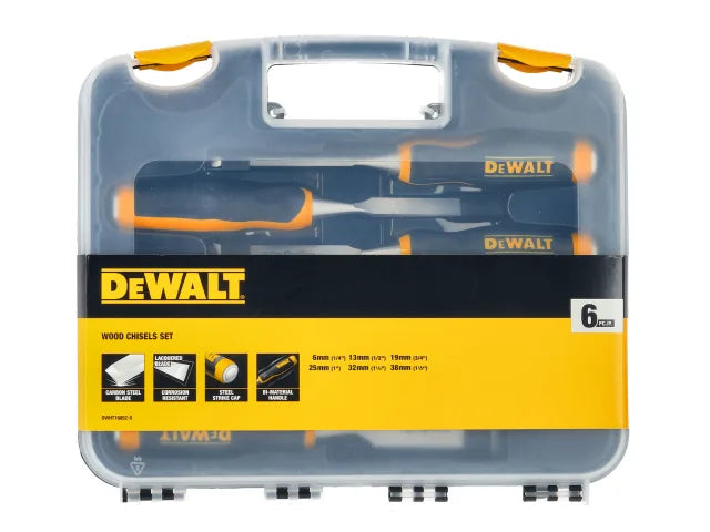 DeWalt DHT916852 Wood Chisel 6 Piece Set