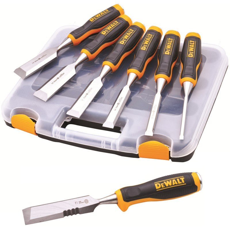 DeWalt DWHT48305-P 6 Piece Chisel Set (One Clip Missing On Case)