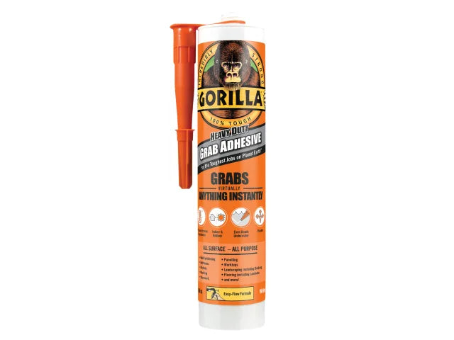 Gorilla® Heavy-Duty Grab Adhesive White 290ml