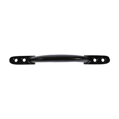 Black Pull Handle - Epoxy Black Coated - 150mm (6")