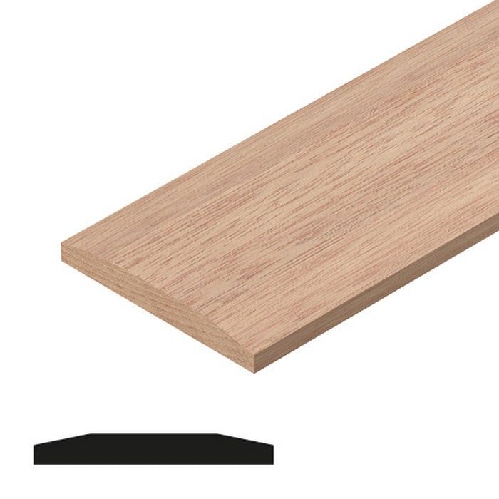 Wooden Door Threshold Red Hardwood Strip 15mm x 115mm x 1000mm (HTM21)