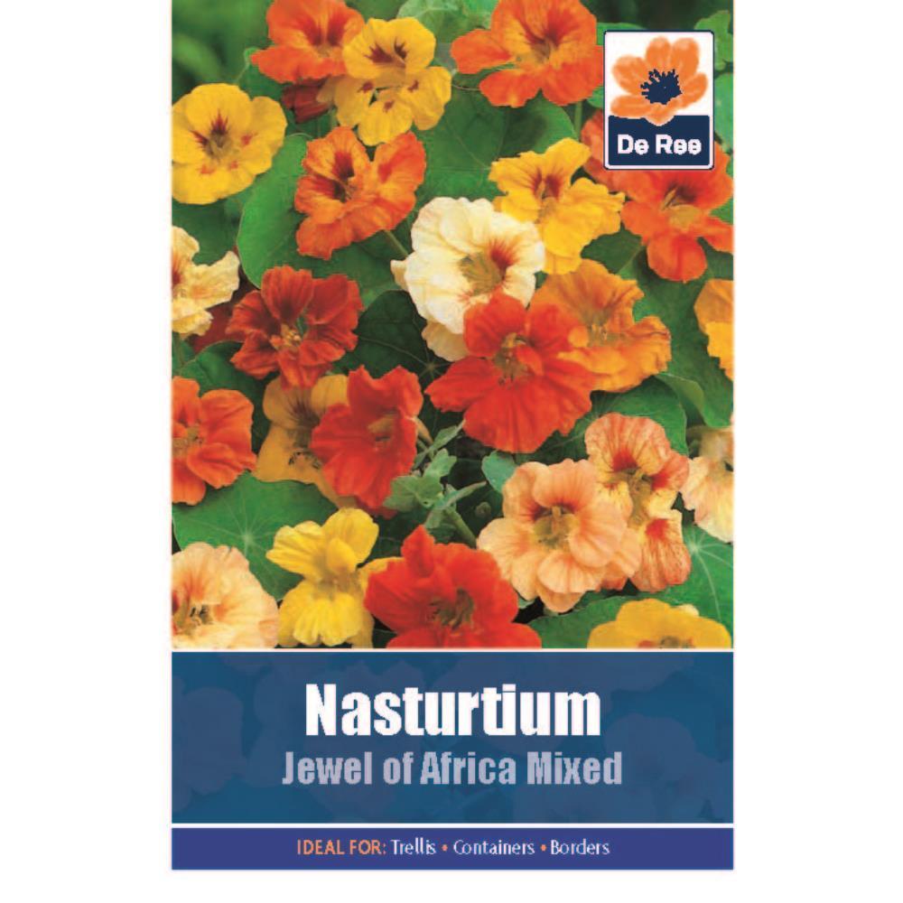 De Ree - Seeds - Flowers - Hardy Annuals - Mixed Flowers (Buy 5 Packs of Seeds Get 6th Free)