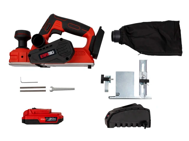 Olympia Cordless Electric Planer With 2Ah Battery (OLPX20SPL1)