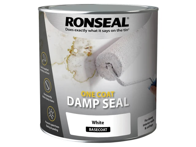 Ronseal One Coat Damp Seal White Paint 2.5 litre