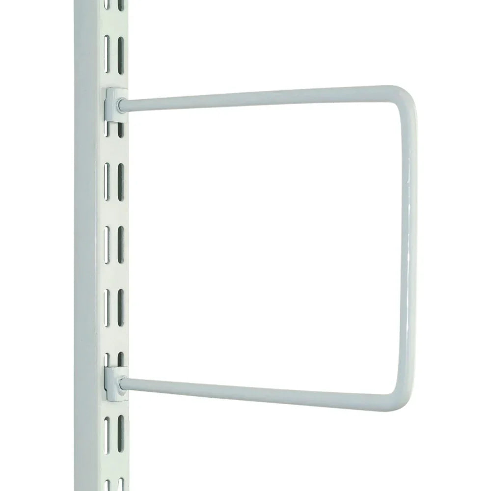 Rothley White Flexible Book Ends For Twin Slot Shelving 200mm (8in) - Pack of 2