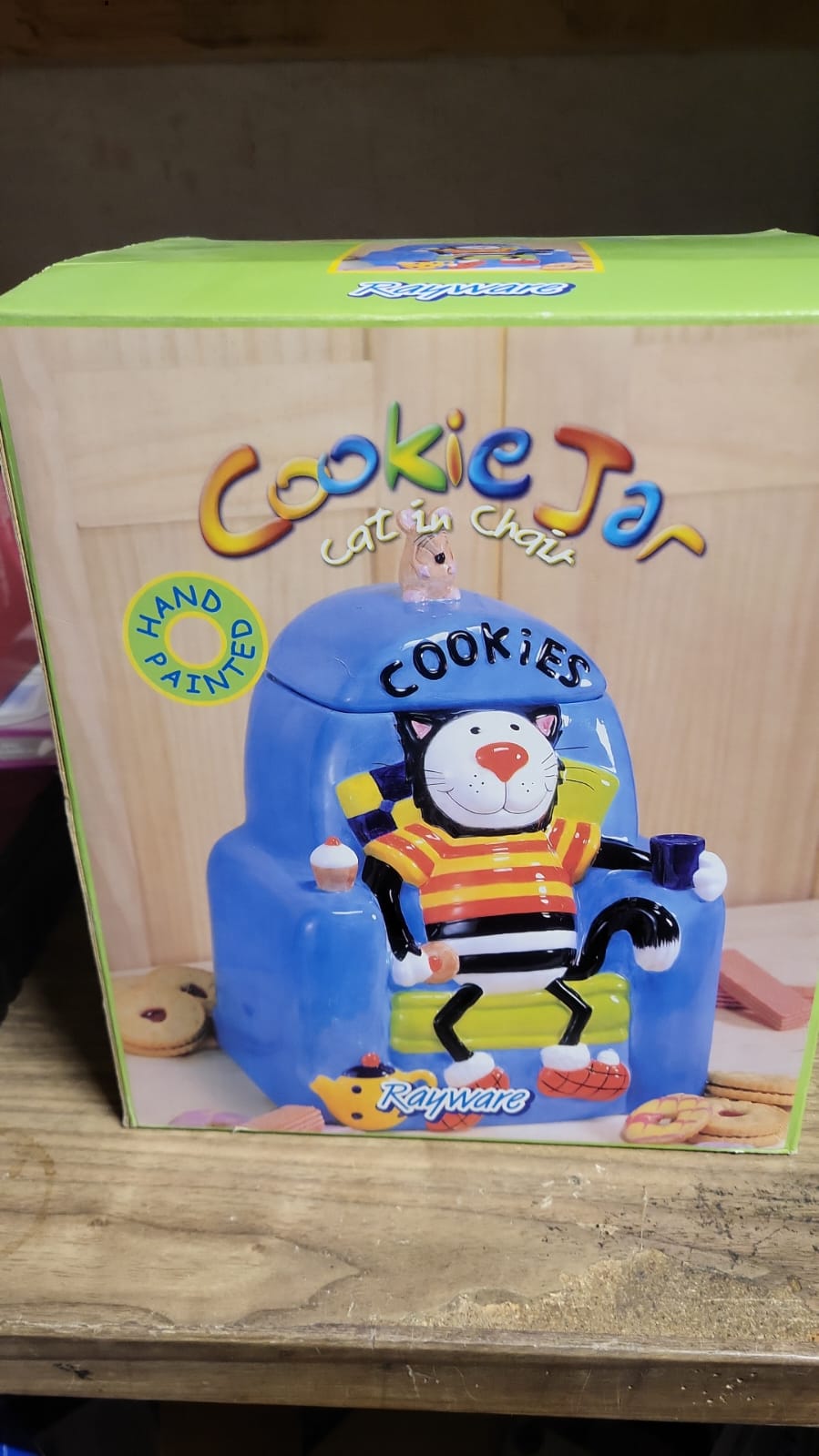 Rayware Cookie Jar Cat In Chair