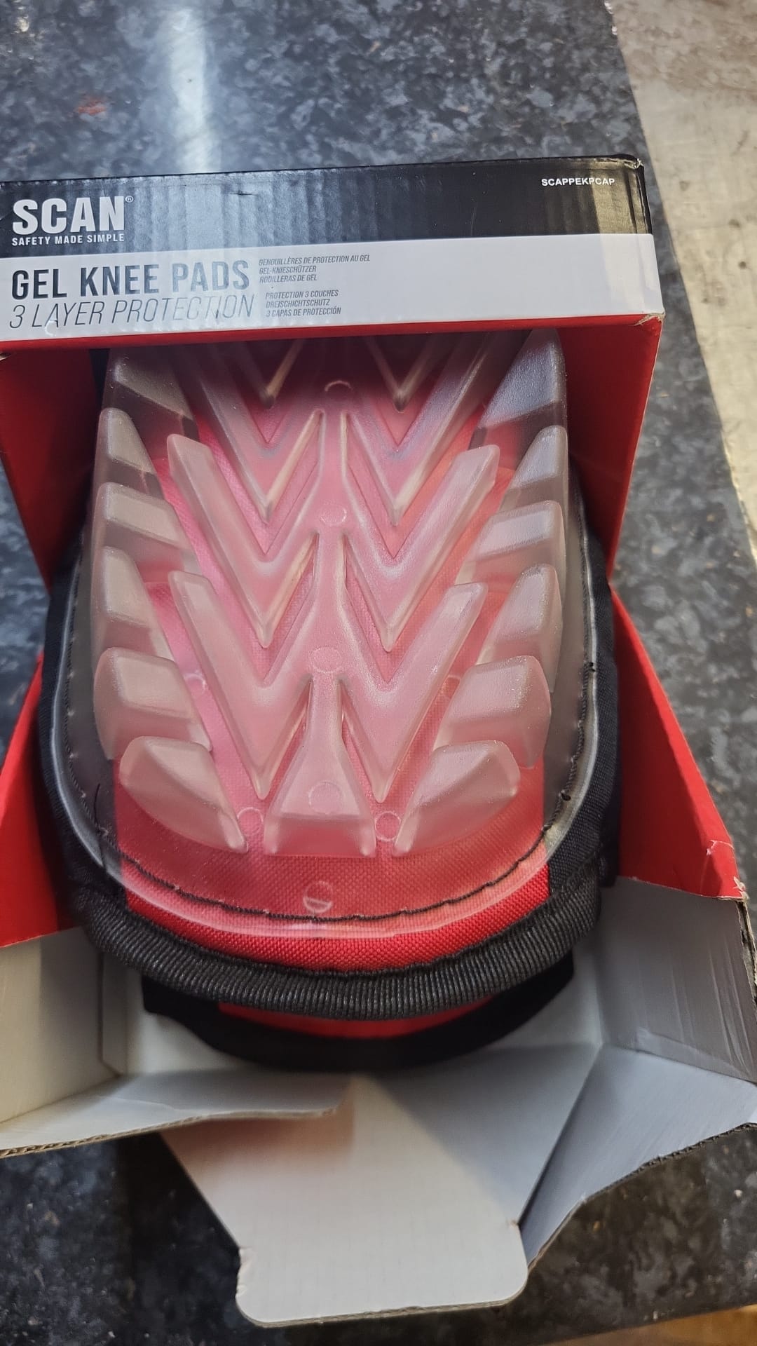 Scan Gel Knee Pads (Damaged Packaging)