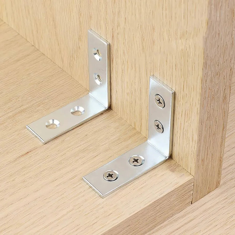 Dekton Corner Brace / Right Angle Bracket 60mm (2 3/8in) Pack 8 (DH01020)