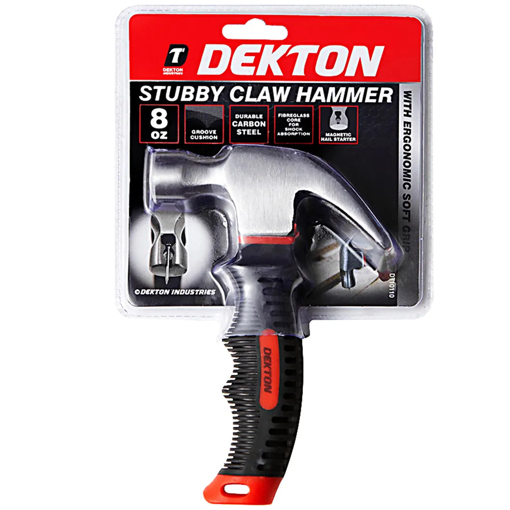 Dekton Stubby Claw Hammer 8oz (225g) (DT10110)