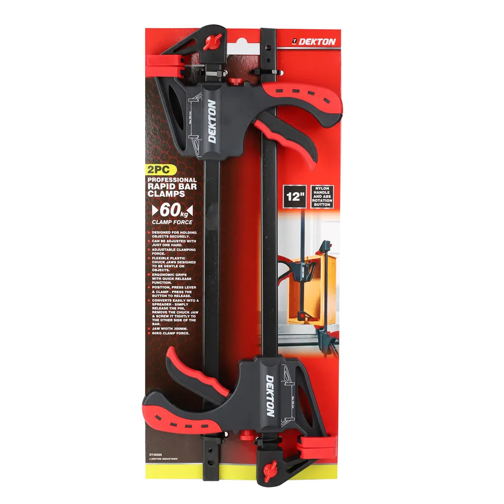 Dekton 2PC 12in Clamp Set 300mm (12in) (DT40505)
