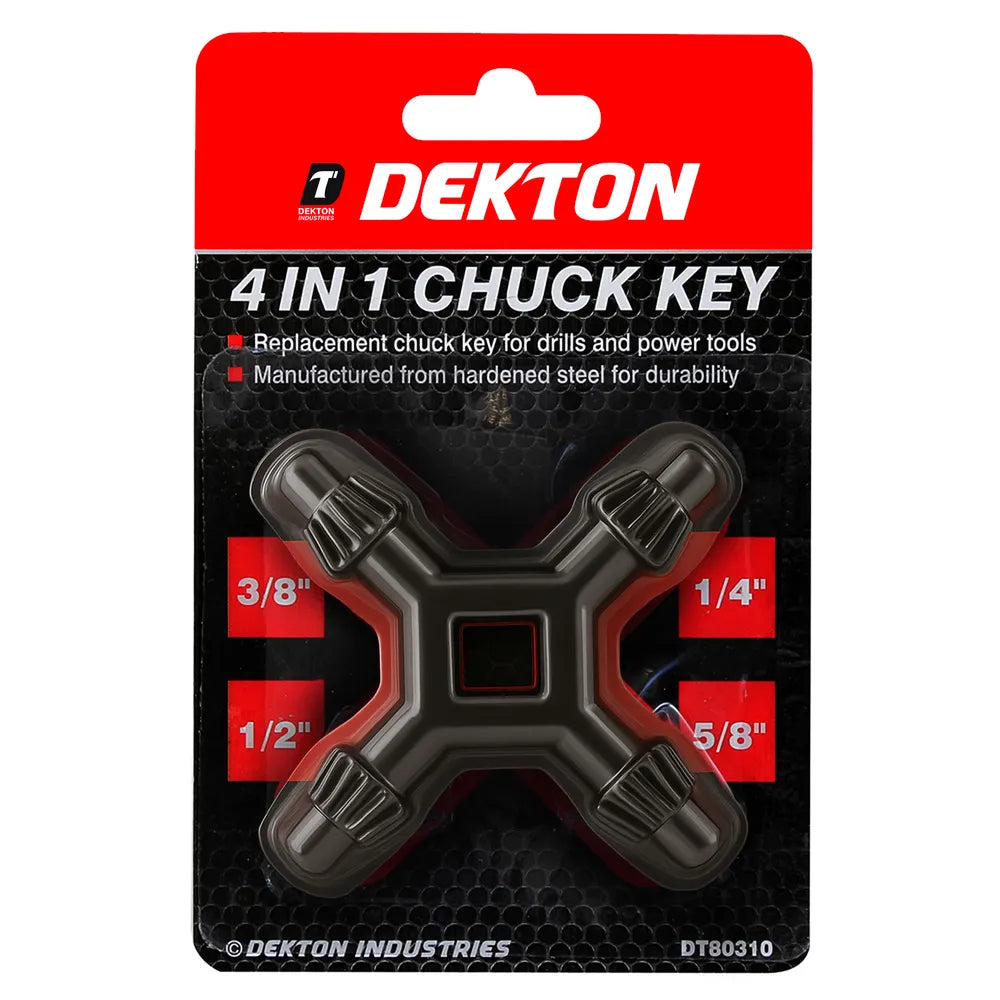 Dekton 4 in 1 Chuck Key (DT80310)
