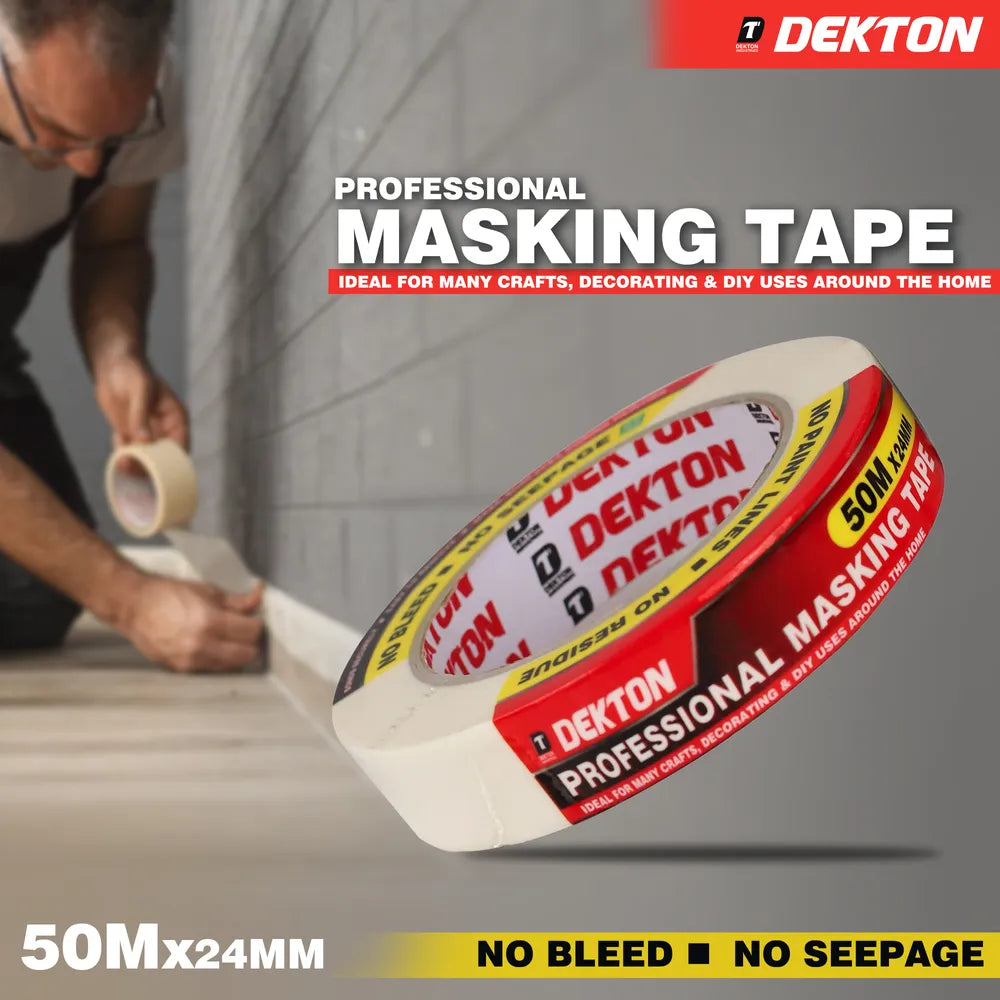 Dekton Masking Tape 24mm x 50m (DT90830)