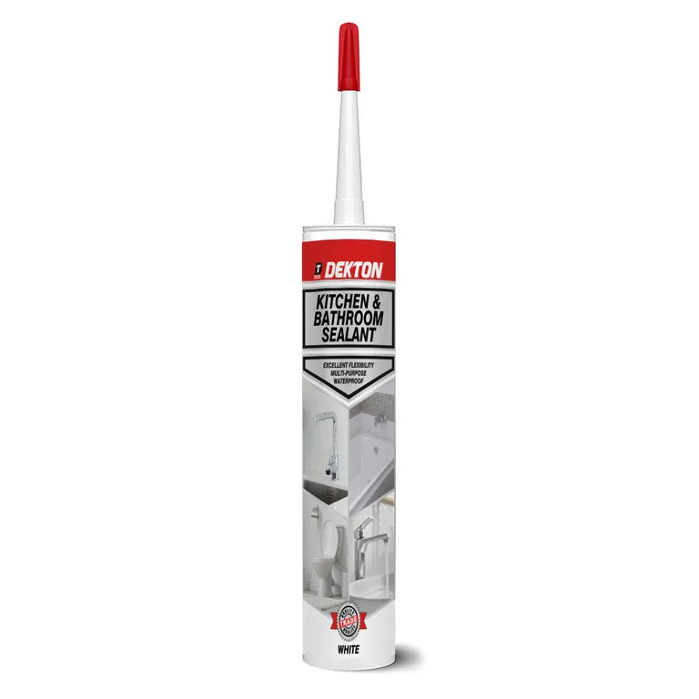 Dekton White Kitchen & Bath Waterproof Sealant Cartridge (DT95625)