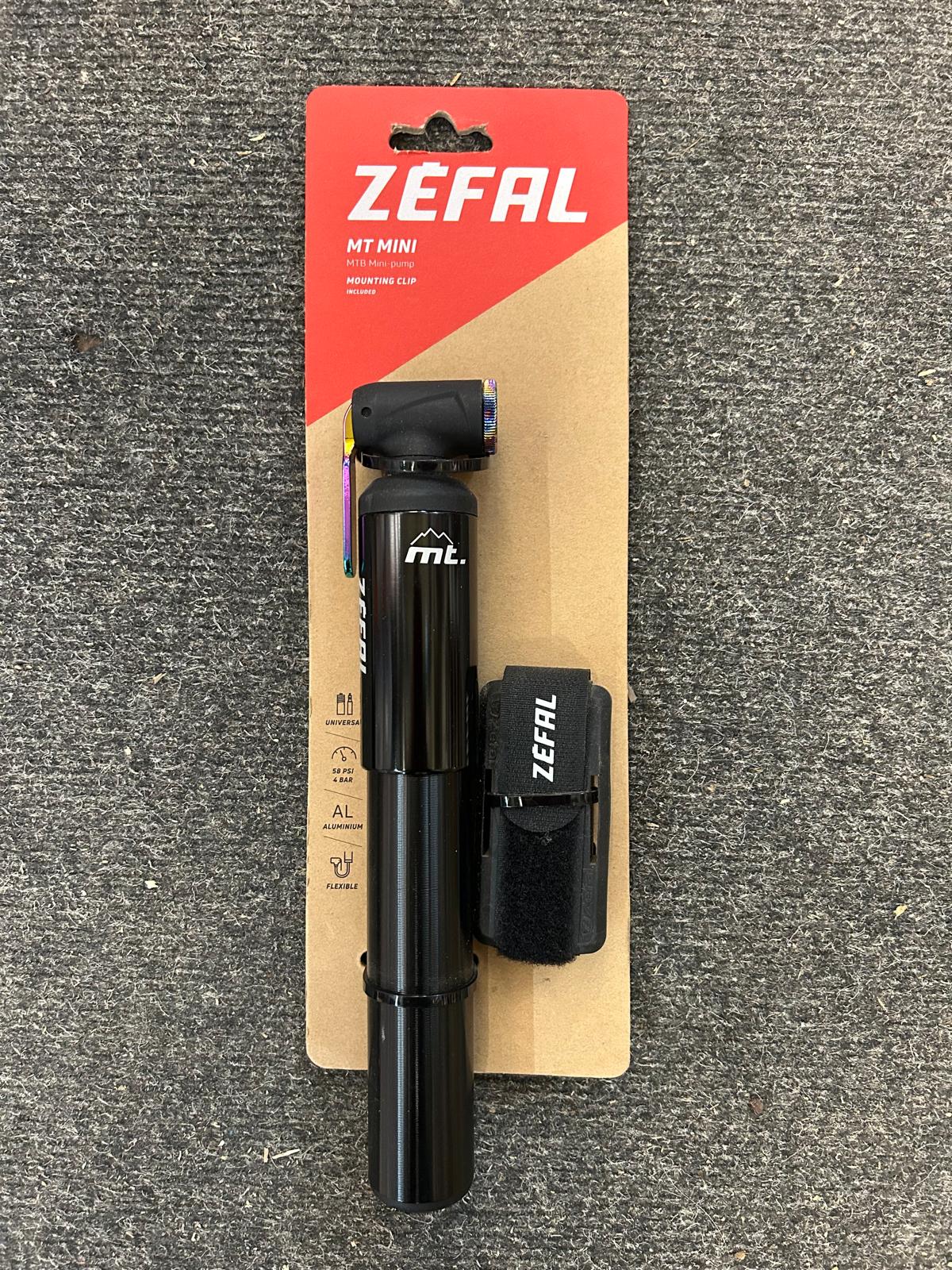 Zefal MT Mini Bike Pump With Mounting Clip