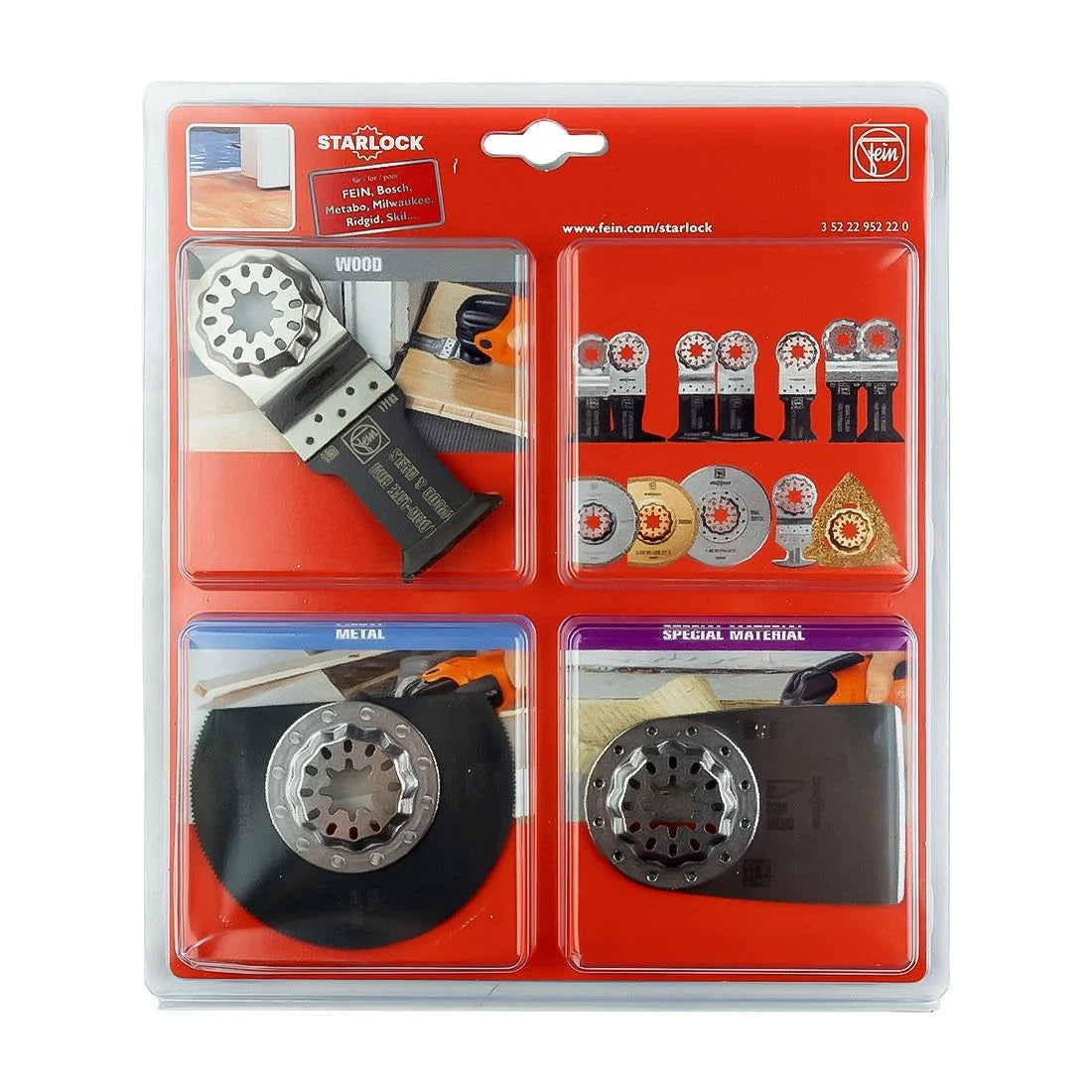 Fein Starlock Multi Tool Blade Set