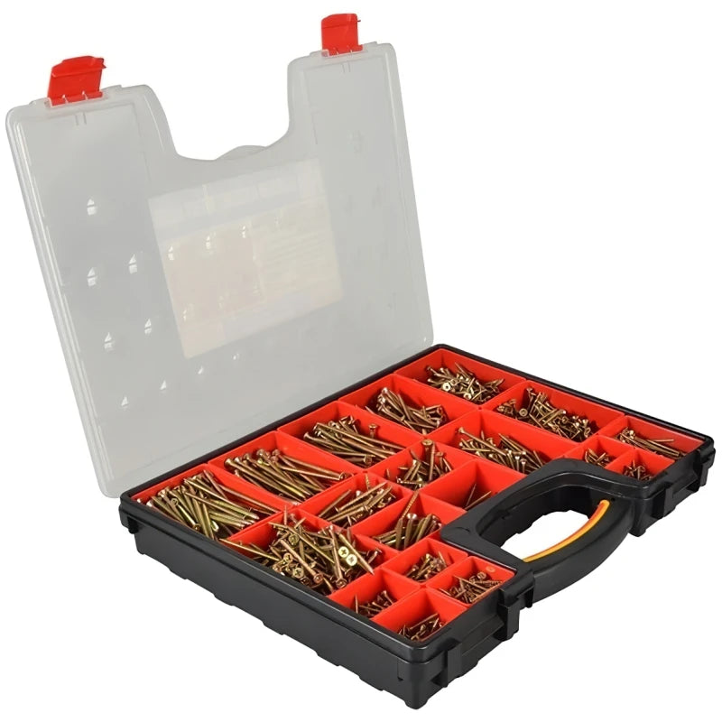 Forgefix Screw Assortment - 1500 Piece (Damaged Case)