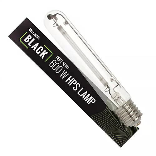 Lumii Black 600w HPS Lamp Bulb E40