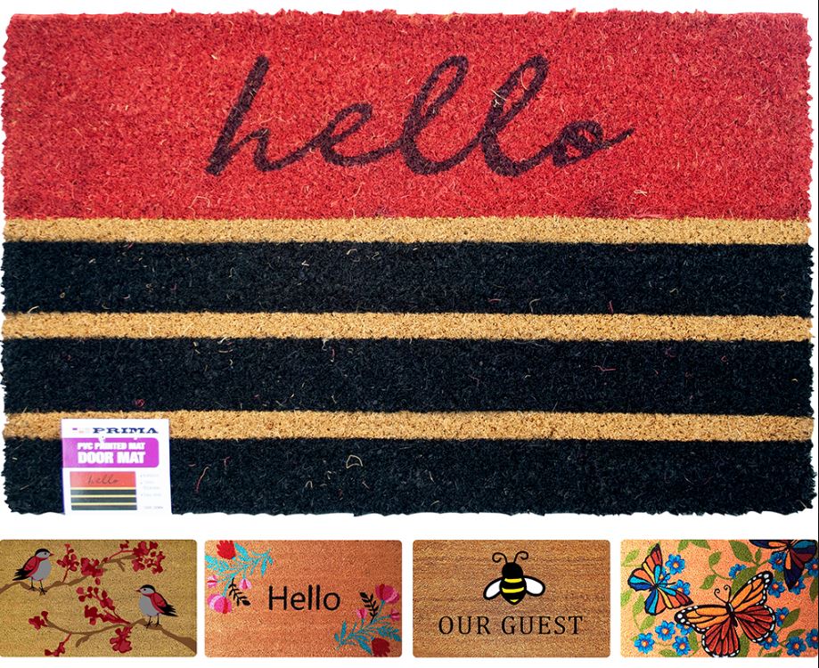 PVC Backed Coir Mat 15mm Natural (22089C)