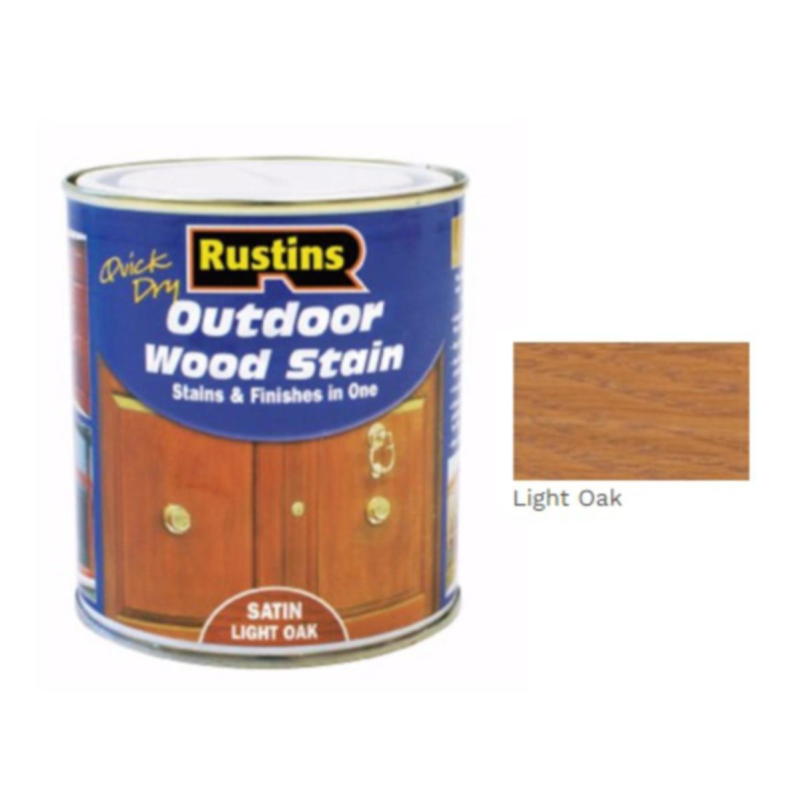 RUSTINS Quick Dry Outdoor Wood Stain 250ml