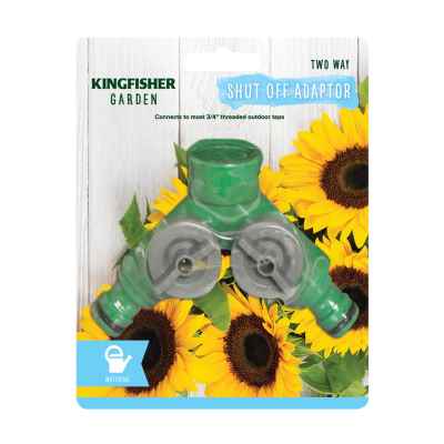 Kingfisher Two Way Shut Off Tap Connector (608CP)