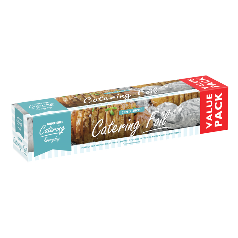 Catering Aluminium Foil - 30cm x 20m (KCFOIL30A)