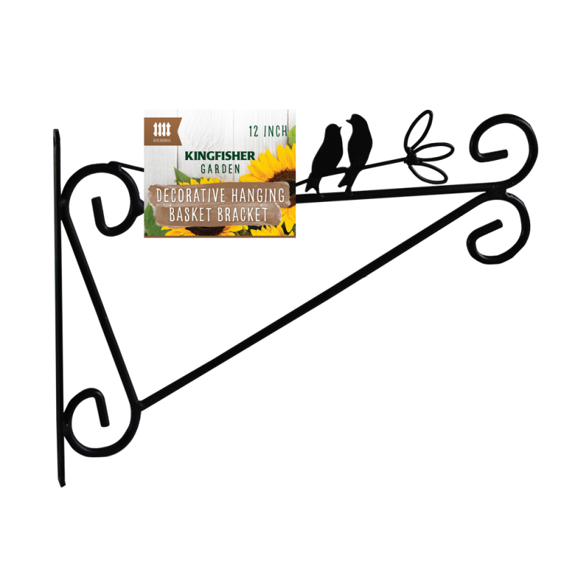 Decorative Hanging Basket Bracket 30cm (12in) (HBB12D)