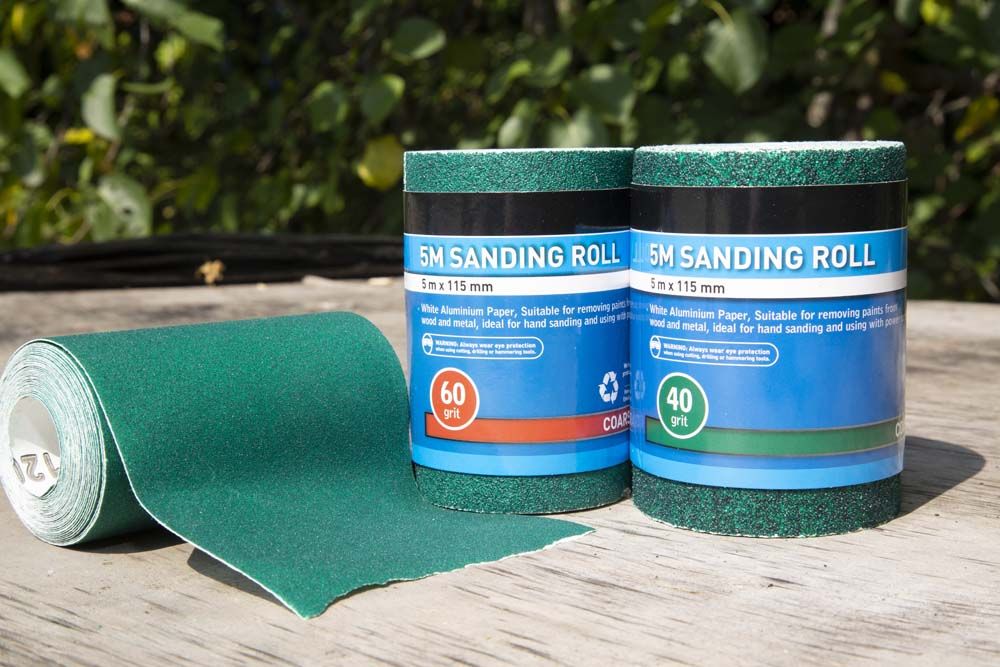 BlueSpot 5m 115mm Sanding Roll - 60 Grit (19857)