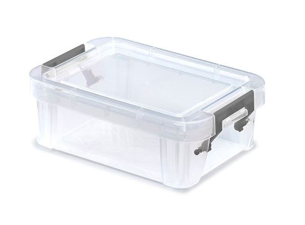 Whitefurze Stackable Storage Boxes - 0.3L, 0.5L & 0.8L