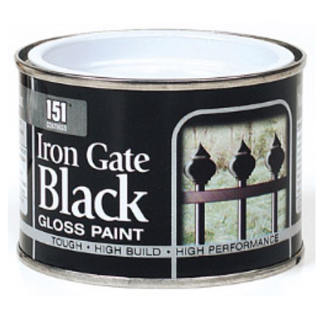 151 Coating Iron Gate Black Gloss Paint 180ml