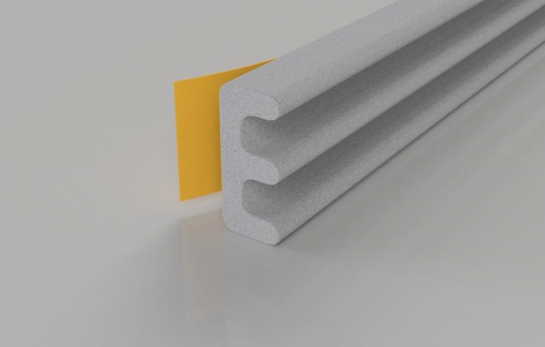 Stormguard Draught Excluder E Strip White 5 Metres