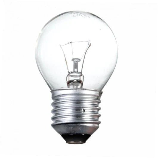 40w Clear Heavy Duty Round Bulb ES (Screw Cap)