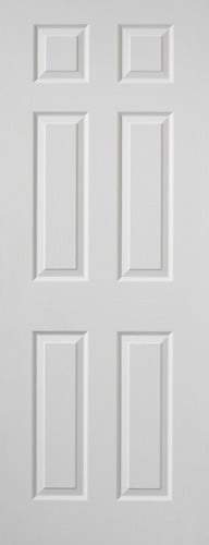 JB Kind Colonist 6 Panel White Primed Door 1981 x 610 x 44mm (78" x 24") (LOCAL PICKUP / DELIVERY ONLY)