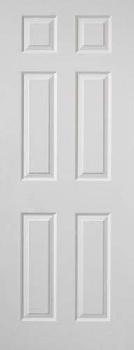 JB Kind Colonist 6 Panel White Primed Door 1981 x 610 x 44mm (78" x 24") (LOCAL PICKUP / DELIVERY ONLY)