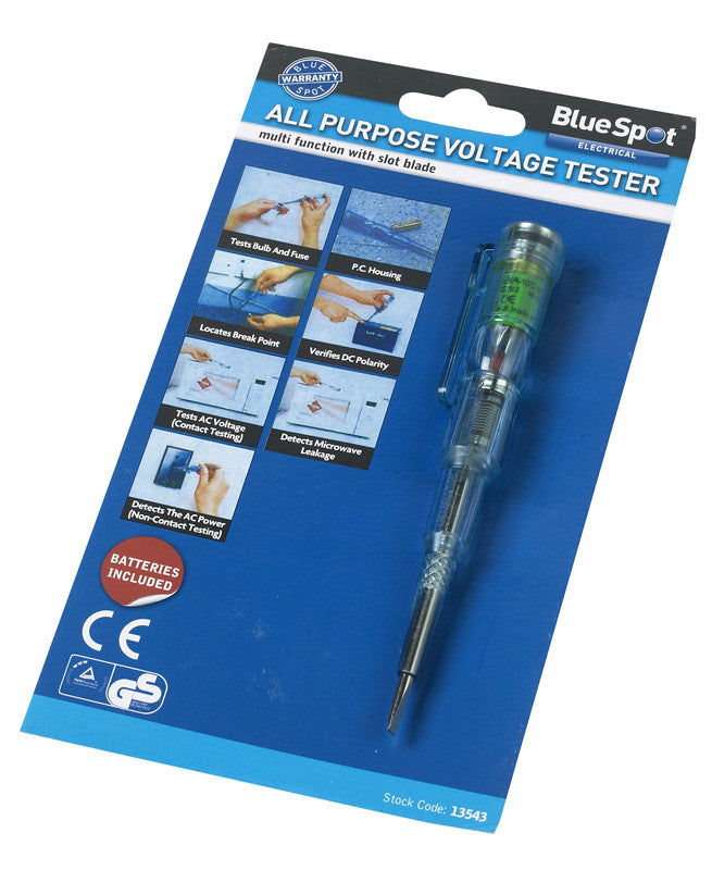 All Purpose Voltage Tester Screwdriver (13543)
