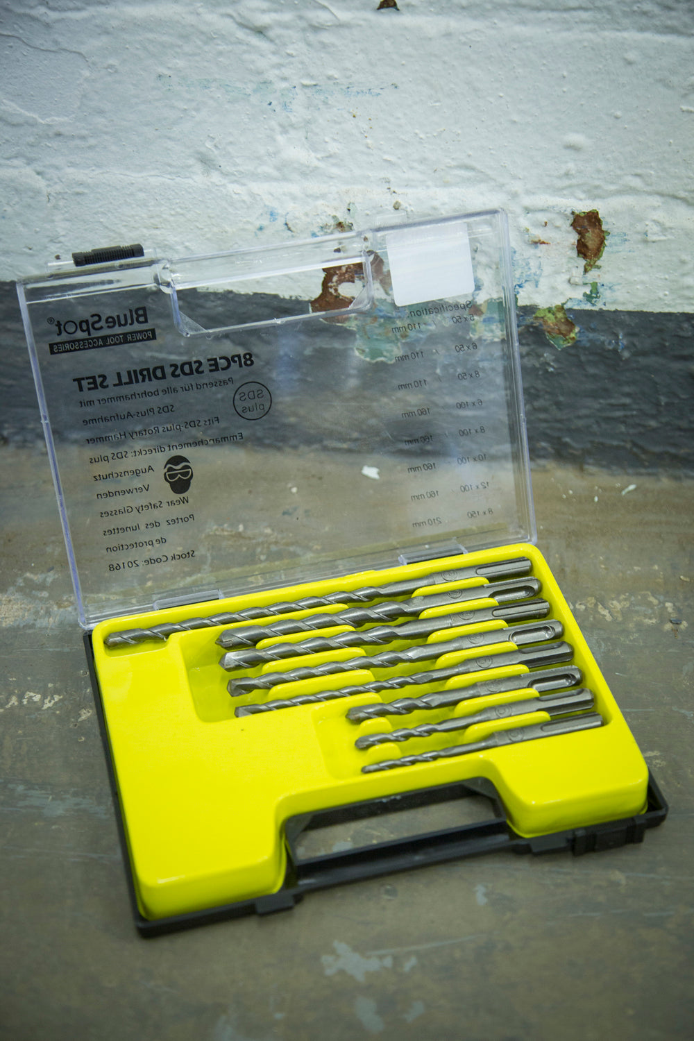 BlueSpot - 8 PCE SDS Plus Drill Bit Set (5-12mm)