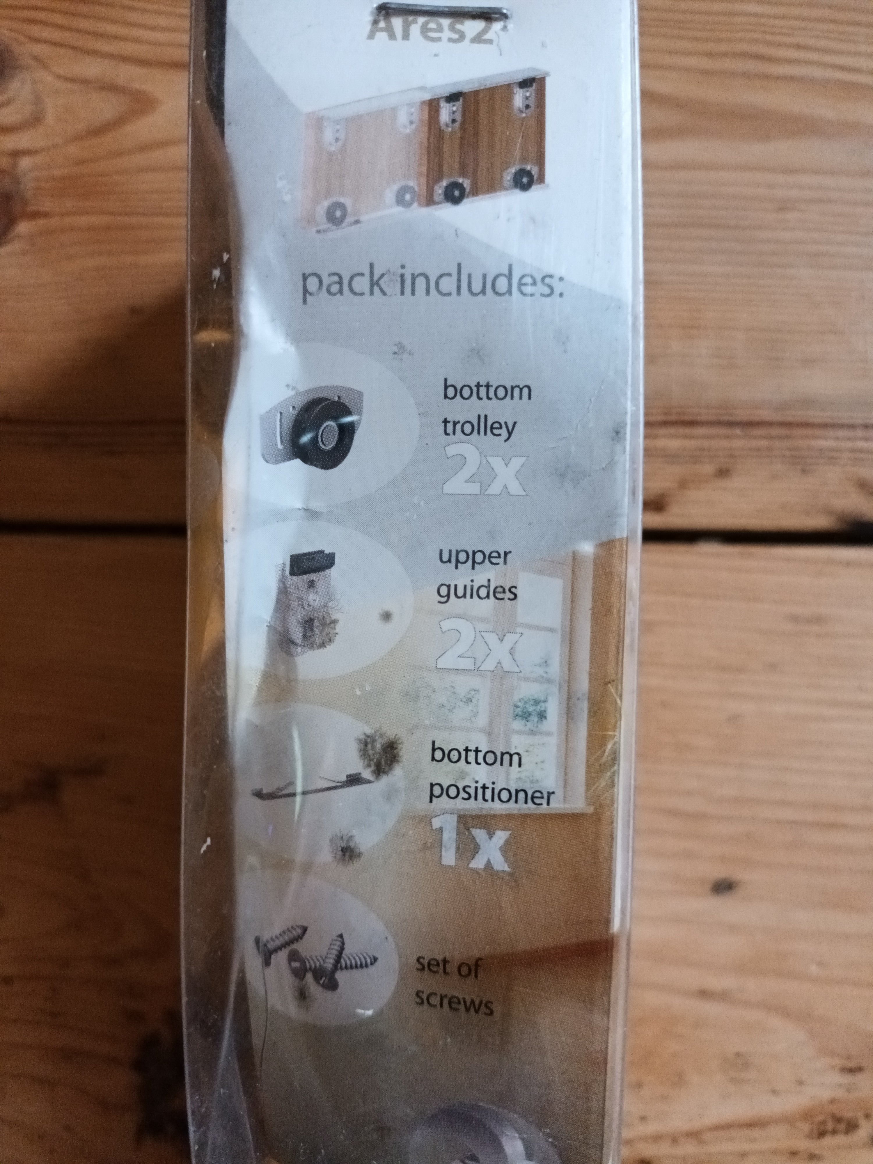 Rothley Ares 2 Sliding Door Runner Gear for Self Mounting Single Door 70kg