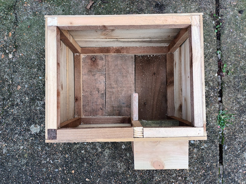 Handmade Hedgehog House / Feeding Station / Box