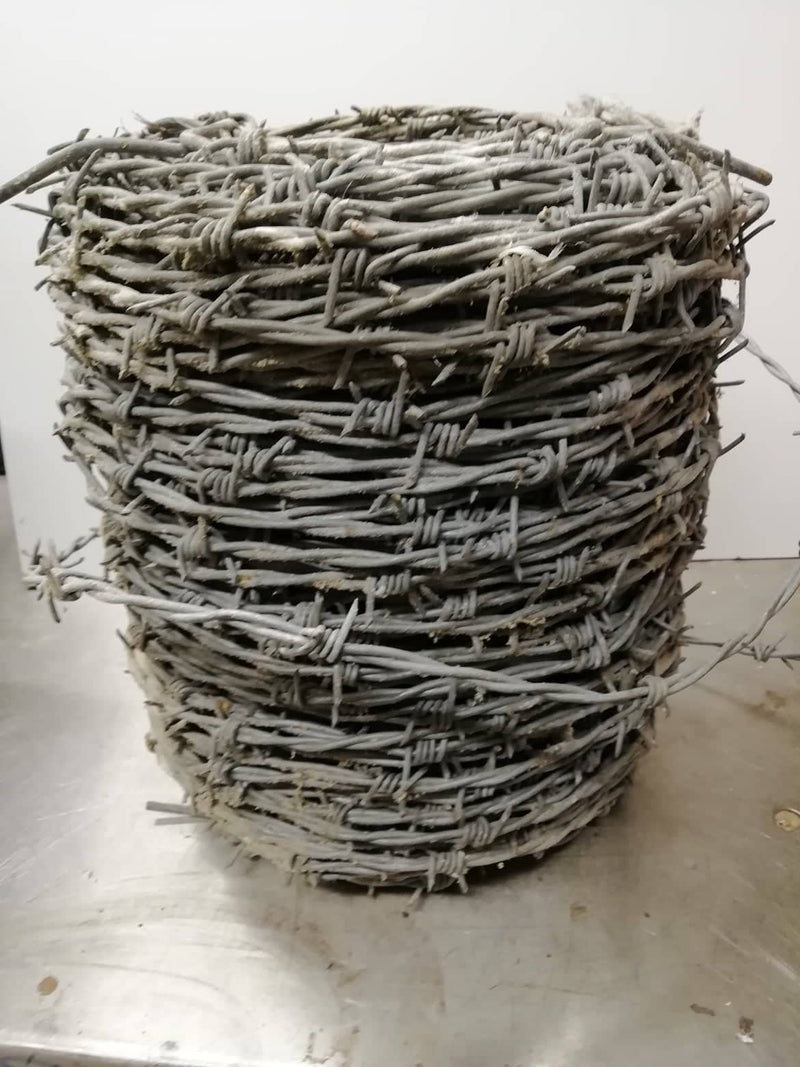 Galvanised Barbed wire 200m Roll (LOCAL PICKUP / DELIVERY ONLY)