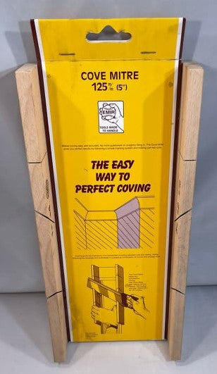 Wooden Cove Mitre Box 125mm (5")