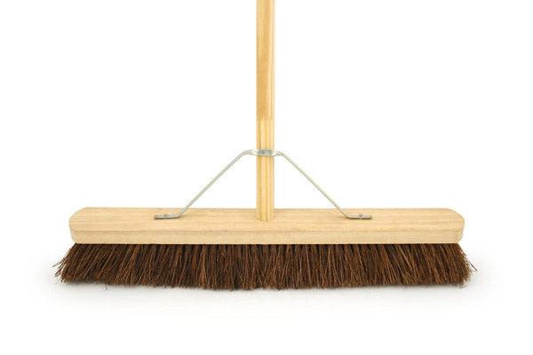 Charles Bentley - Stiff Bassine Platform Brush With Handle - 18" & 24" (LOCAL PICKUP/DELIVERY ONLY)