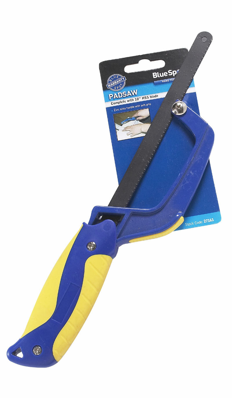 BlueSpot - Padsaw / Mini Hacksaw Complete With 10” Blade