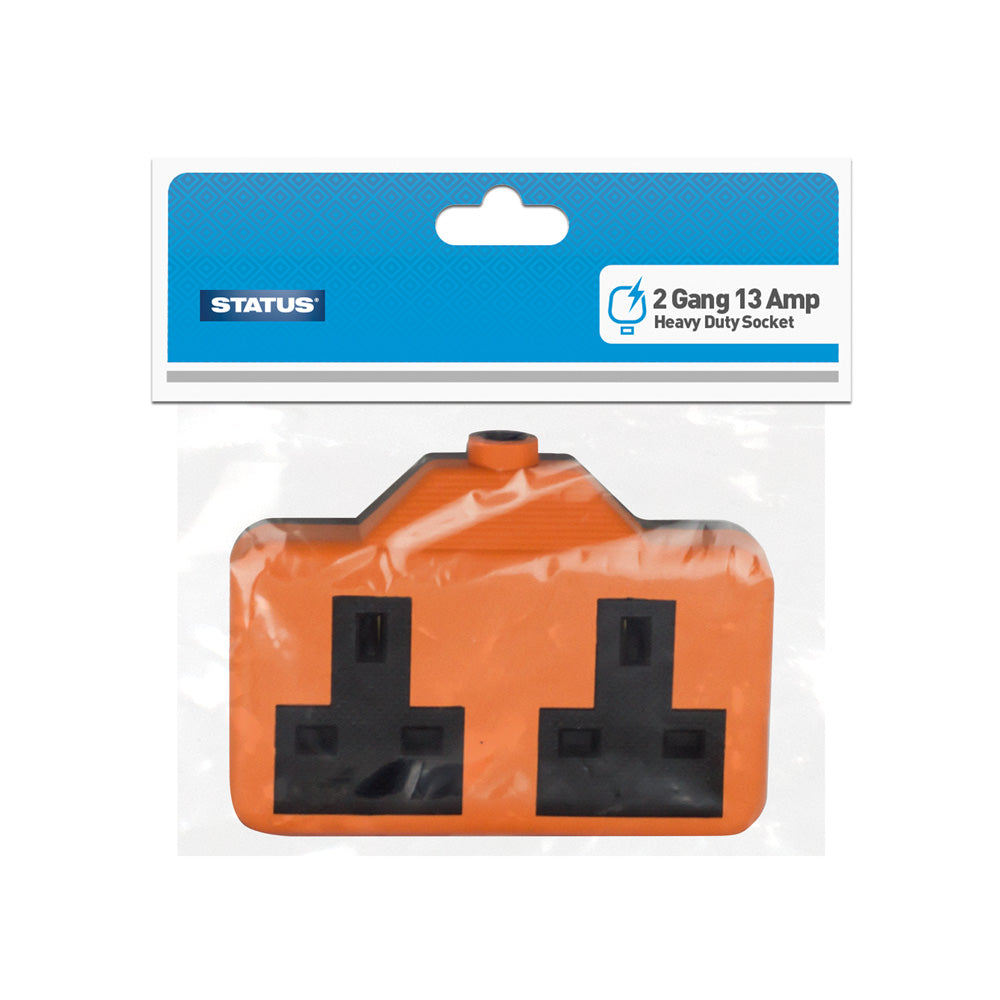 Status - Heavy Duty 13 Amp Socket - 1 Gang & 2 Gang