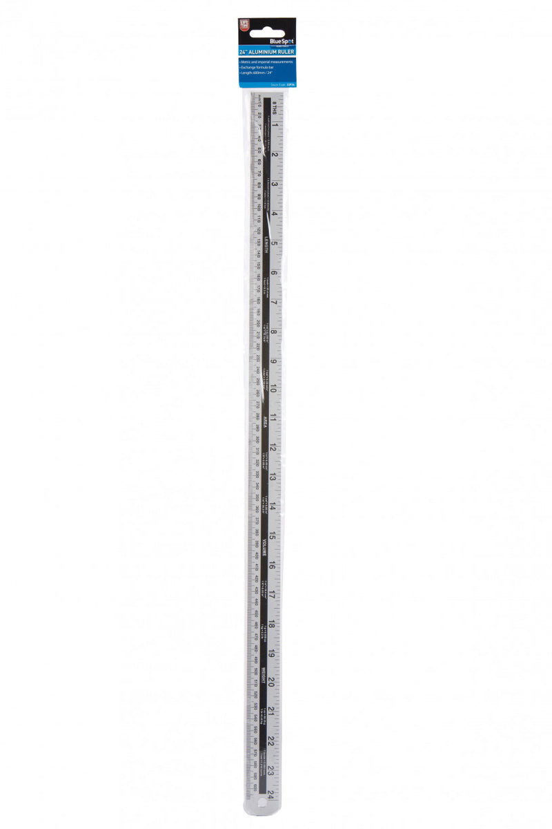 Aluminium Ruler - 12" (30cm) & 24" (60cm)