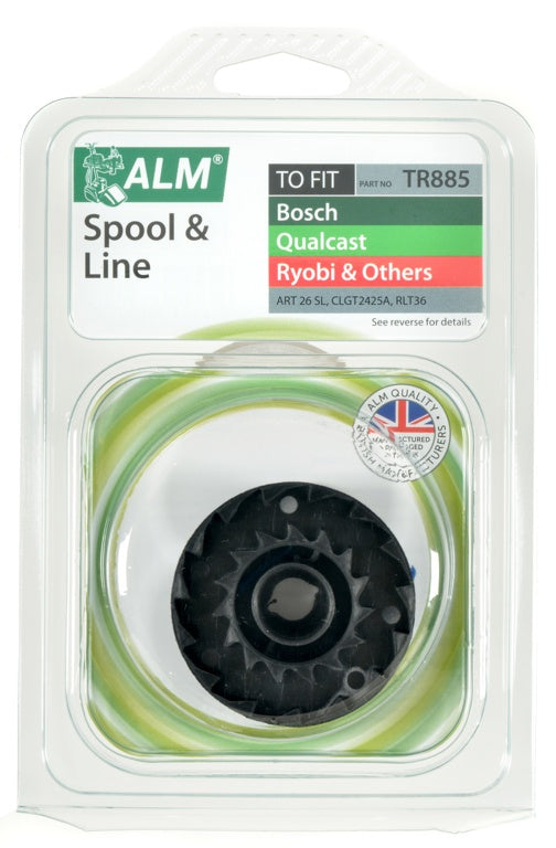 ALM Spool & Line TR885 to Fit Bosch, Spear & Jackson, Ryobi & Others