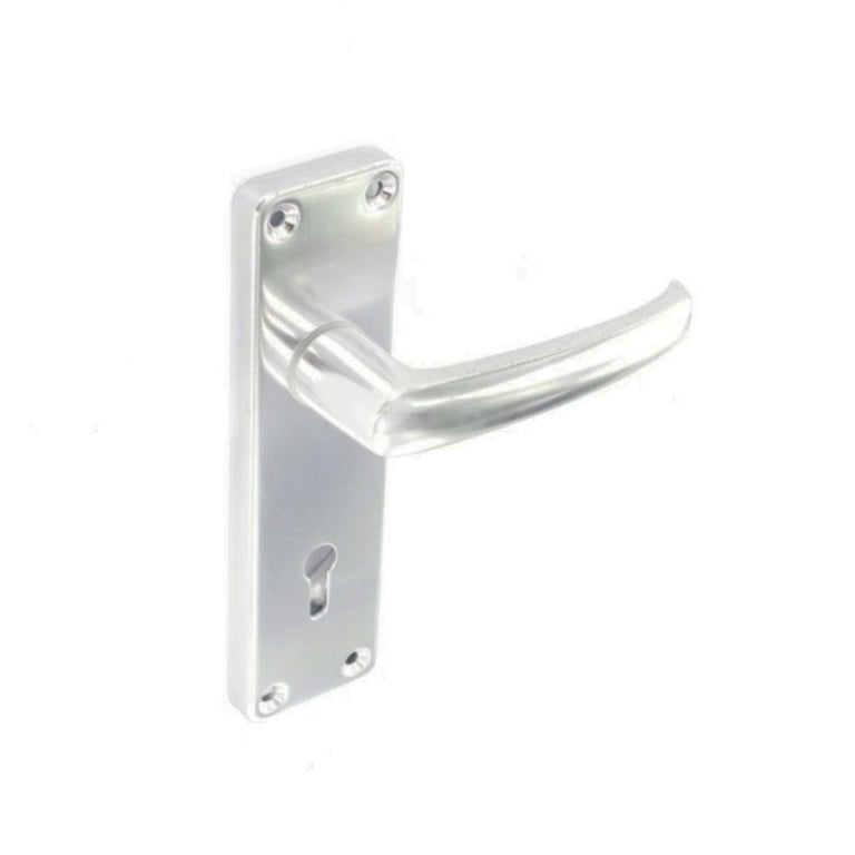 Securit Aluminium Lock Handles Bright - 150mm (6") (S3071)