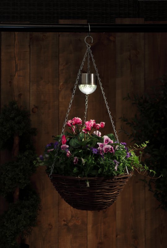 Solar Hanging Basket Lights - Set of 2