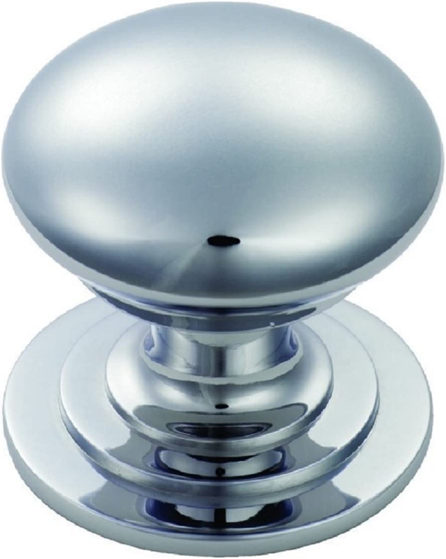 Carlisle Chrome Effect Brass Knob 38mm (1 1/2")