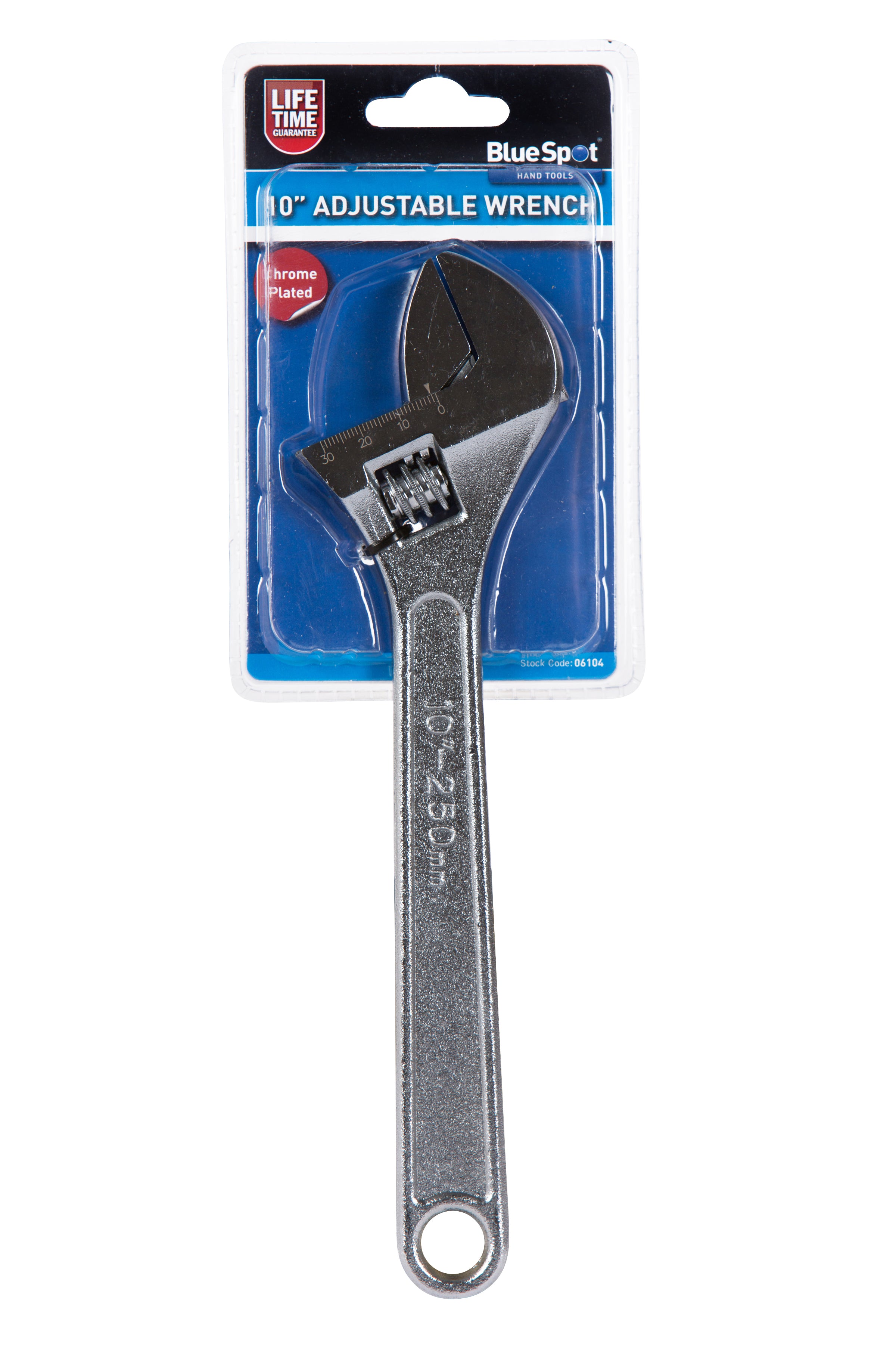 BlueSpot Adjustable Spanner / Wrench - 6in, 8in, 10in & 12in