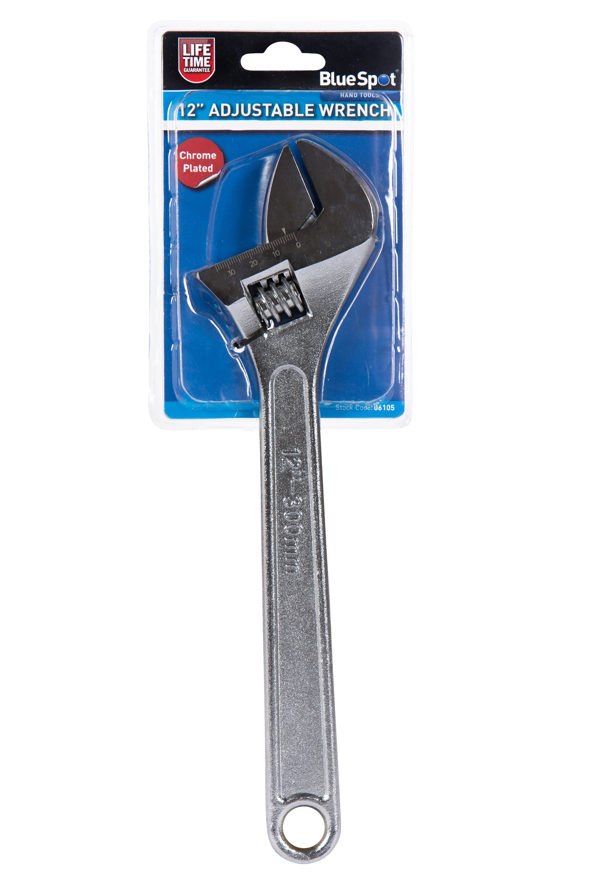 BlueSpot Adjustable Spanner / Wrench - 6in, 8in, 10in & 12in