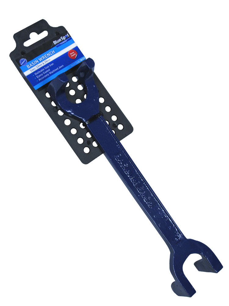 BlueSpot Fixed Claw Basin Wrench (06326)